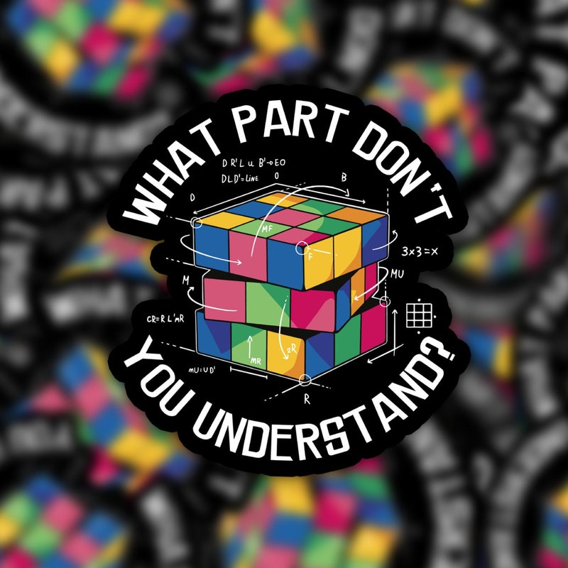 Rubiks Cube Stickers - Etsy