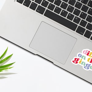 Dibs On The Ginger Sticker, Ginger Sticker, Redhead Sticker, Ginger Humor, Funny Ginger Sticker, Ginger Gift, Redhead Gift, Laptop Decal image 3