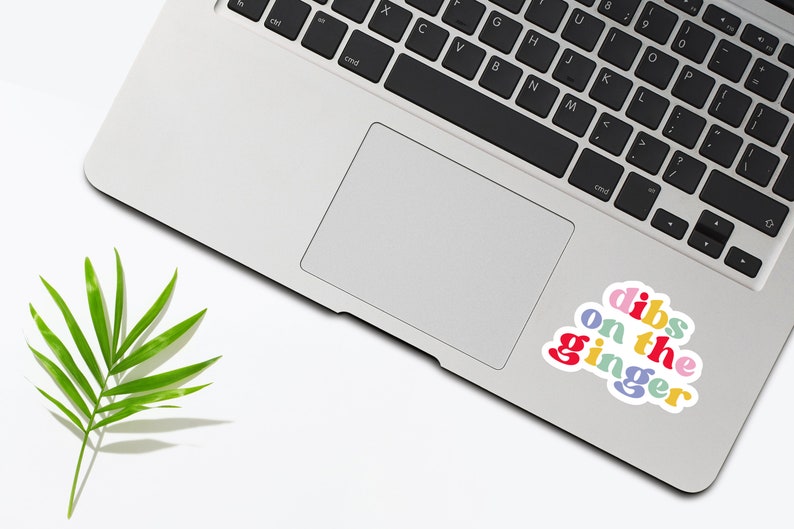 Dibs On The Ginger Sticker, Ginger Sticker, Redhead Sticker, Ginger Humor, Funny Ginger Sticker, Ginger Gift, Redhead Gift, Laptop Decal image 3