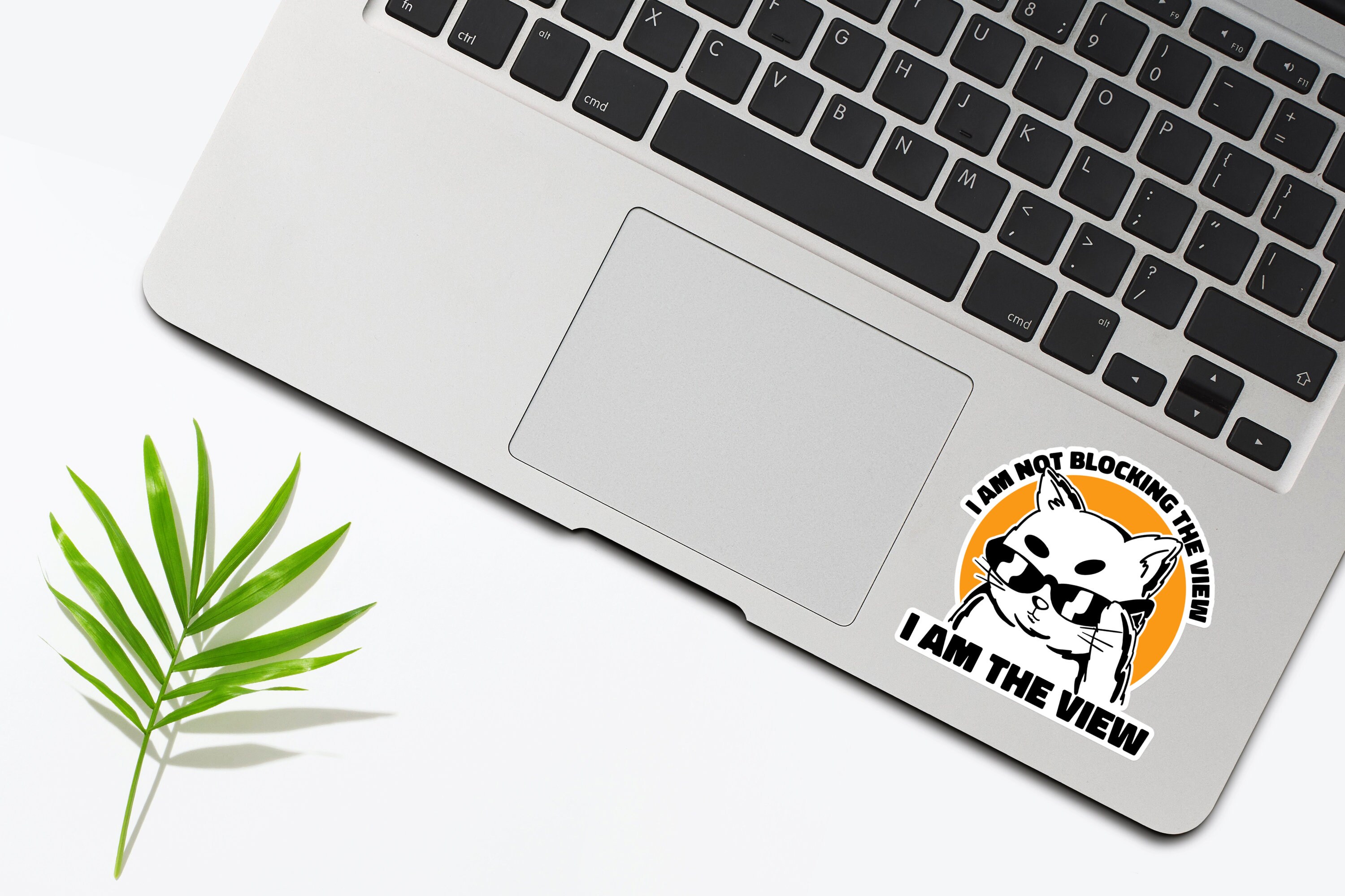 I Am the View Sticker, Funny Cat Sticker, Cute Cat Sticker, Gift for ...