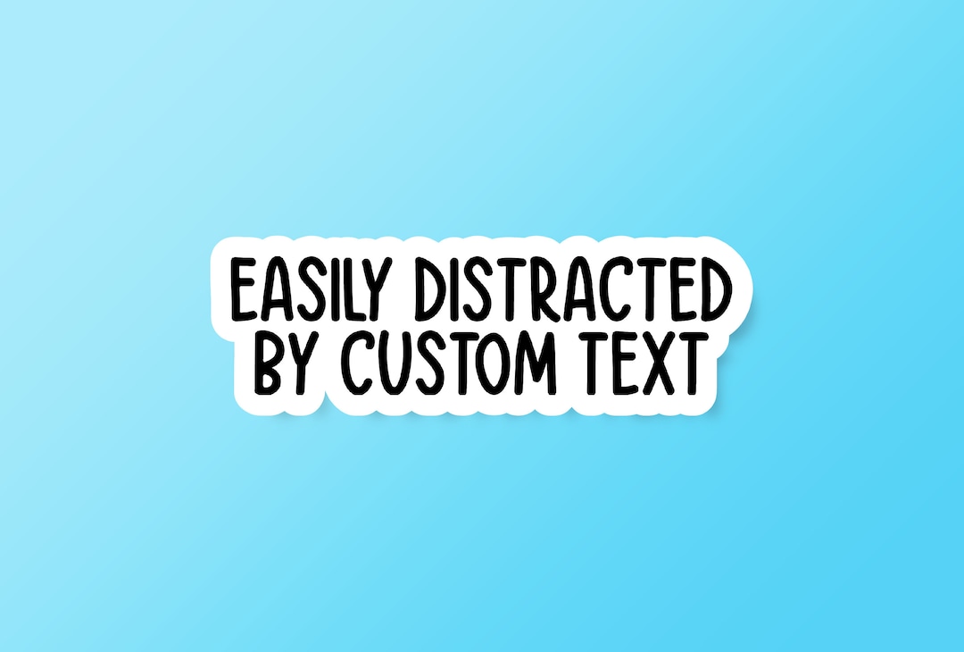 Custom Text Sticker, Custom Vinyl Stickers, Custom Word Stickers