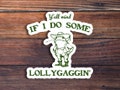 Y&#39;all Mind If I Do Some Lollygagging Sticker, Funny Frog and Toad Sticker, Vintage Frog Sticker, Cute Frog Sticker, Meme Sticker