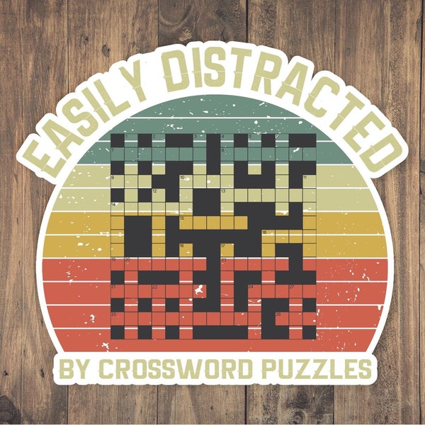 Vinyl Crossword Etsy