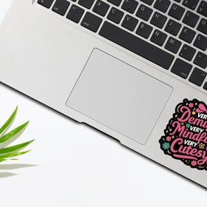Very Demure Very Mindful Very Cutesy Sticker, Funny Sticker, Meme Sticker, Gen Z Sticker, Trendy Tiktok Quote Saying image 3