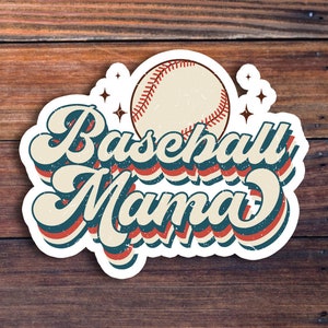 Baseball Mama Sticker, T-Mom Sticker, Baseball Sticker For Women, Sports Mom Sticker, Mothers Day Gift, Baseball Mom Sticker,Tball Mom Decal
