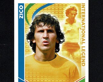 ZICO - ORIGINAL Brazilian Footballer Trading Card - BRAZIL - Topps