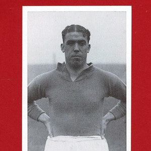 DIXIE DEAN - Carta adesiva vintage anni '80 dedicata al CALCIO - Everton Football Club - Leaf Confectionery - Regalo per tifosi di calcio (SM26)