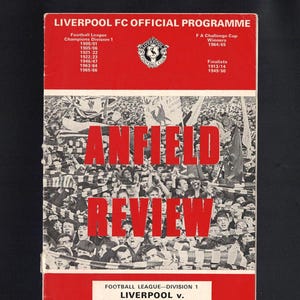 1969 LIVERPOOL F.C. v SPURS Football Program - Tottenham Hotspur F.C. - 7. Oktober 1969 - Clean & Tidy - Fußball Fan Geschenk (SR43)