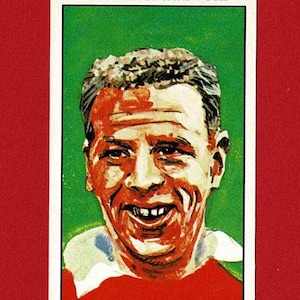 JOHN CHARLES - Sun Newspaper SOCCERCARDS - Tarjeta de fútbol original de 1978 - Gales, Leeds United y Juventus F.C. - Regalo para fanáticos del fútbol (RI05)