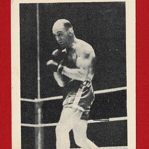 Photo Vintage Originale De Boxe - Marcel Thil, Tirage Argentique Noir Et Blanc (1900-1939)