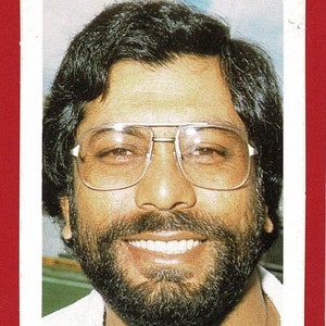 ZAHEER ABBAS CRICKETER - Original 1980's Cricket Trade Card - Butter 'em Up - Pakistan & Gloucestershire Batsman Cricketer (SU02)