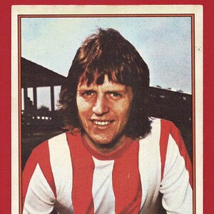 MIKE CHANNON - Carta Gum del calciatore ORIGINALE del 1977 - Southampton Football Club - Carta da calcio Topps Gum - Regalo per tifosi di calcio (RI05)