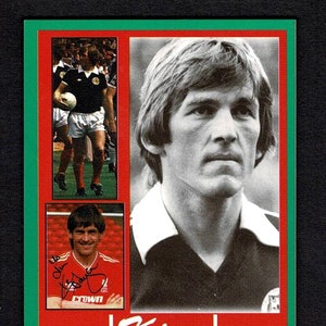 Carta da calcio rara KENNY DALGLISH anni '90 - 'Football Greats' di The Beautiful Game - Carta da calcio spessa originale in edizione limitata (SH16)