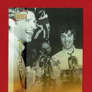PAT CRERAND - Cartão colecionável original do jogador de futebol de 1998 - Manchester United Football Club - Classe Futera de '68 - Presente de futebol (OS01)