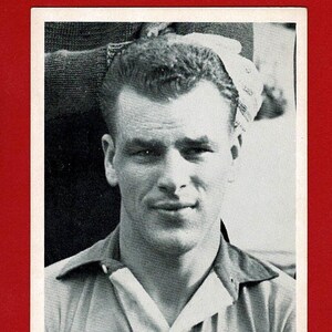 JOHN CHARLES - Tarjeta de chicle original de futbolista de 1961 - Leeds United / Juventus Football Club - Tarjeta de fútbol Leaf Confectionery (OS01)