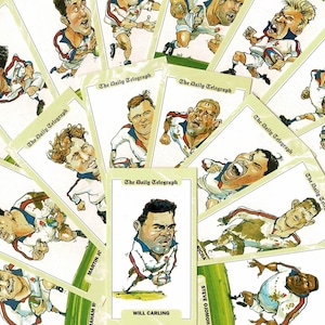 CARTES DE RUGBY ANGLETERRE - Coupe du monde de rugby 1995 - Jeu de cartes commerciales Daily Telegraph - Joueurs de rugby à XV anglais. Cadeau pour fan de rugby des Six Nations (VC17)