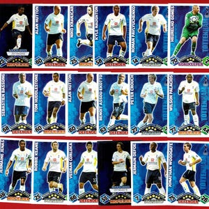 TOTTENHAM HOTSPUR F.C. - Original Football Trading Cards - 18x Premier League Soccer Cards - Topps - SPURS Football Fan Gift (SD01)