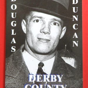 Scozia DOUGLAS DUNCAN - Carta da calcio originale anni '90 - 'Football Greats' di Beautiful Game - Carta da calciatore spessa in edizione limitata (SH16)