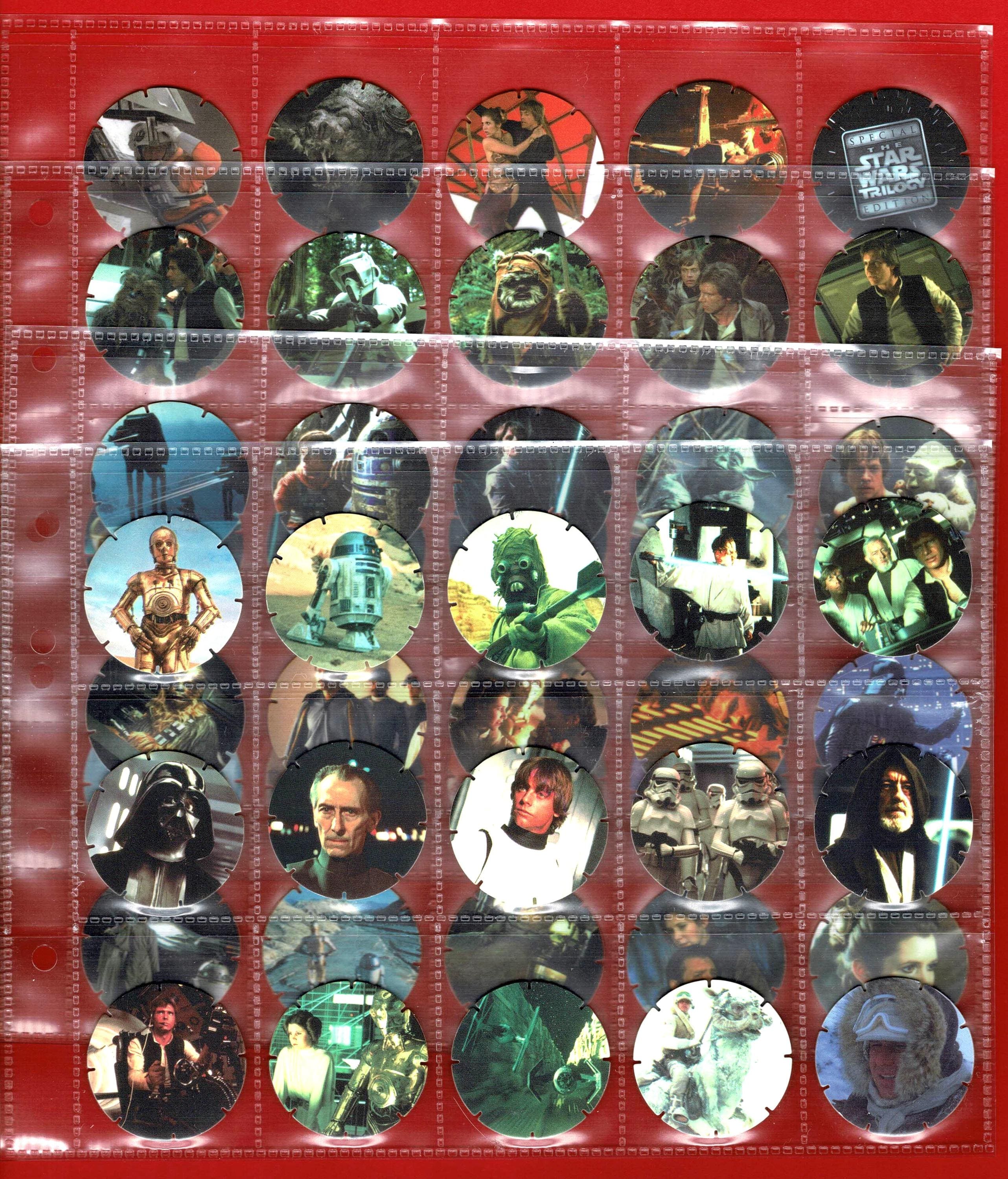 STAR WARS TRILOGY Tazos - Special Edition - Complete Tazo
