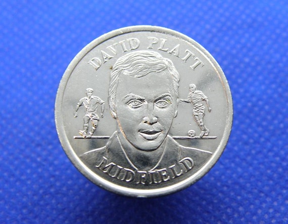 DAVID PLATT FOOTBALLER - 1996 European Championship Medallion Coin