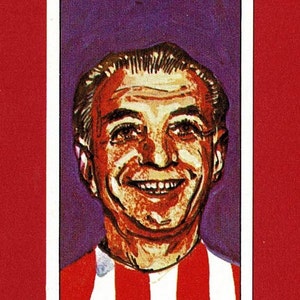 Sir STANLEY MATTHEWS - Sun Newspaper VOETBALKAARTEN - Originele voetbalkaart uit 1978 - Stoke City F.C. - Cadeau voetbalfan (RI05)