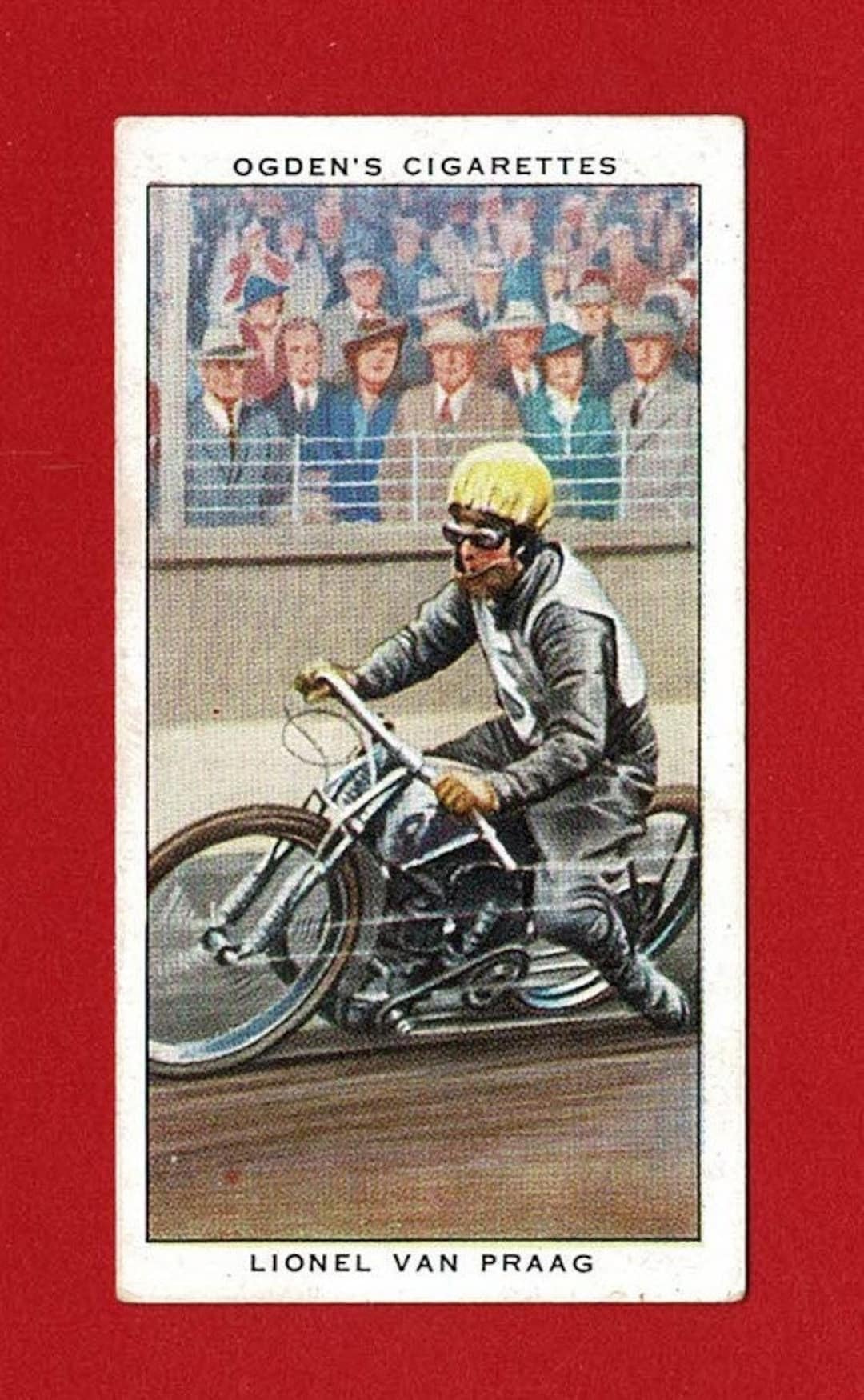 SPEEDWAY RIDER CARD Original 1930's Cigarette Tobacco Etsy