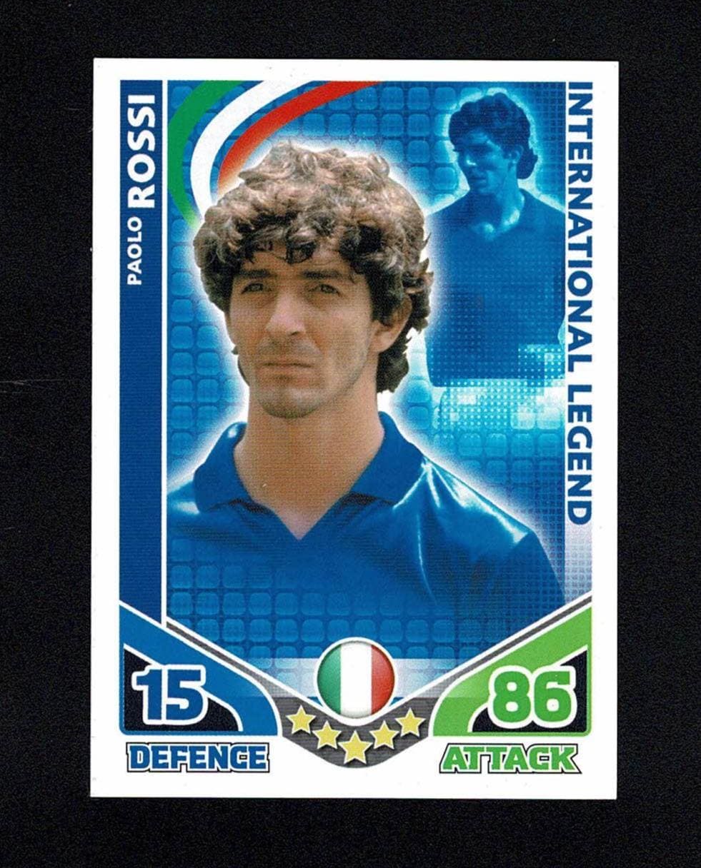FANATICO イタリア　サッカー　ロッシ　PAOLO ROSSI PAOLO ROSSI - Original Italian Footballer Trading Card - ITALY