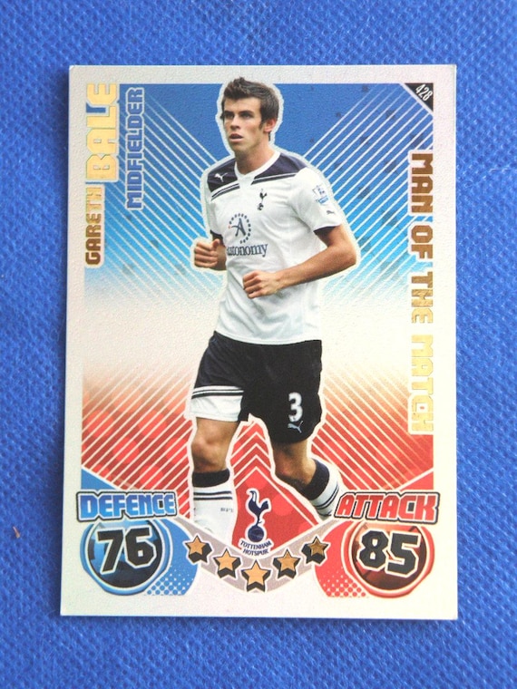 GARETH BALE - Footballer Trading Card - Tottenham Hotspur Real