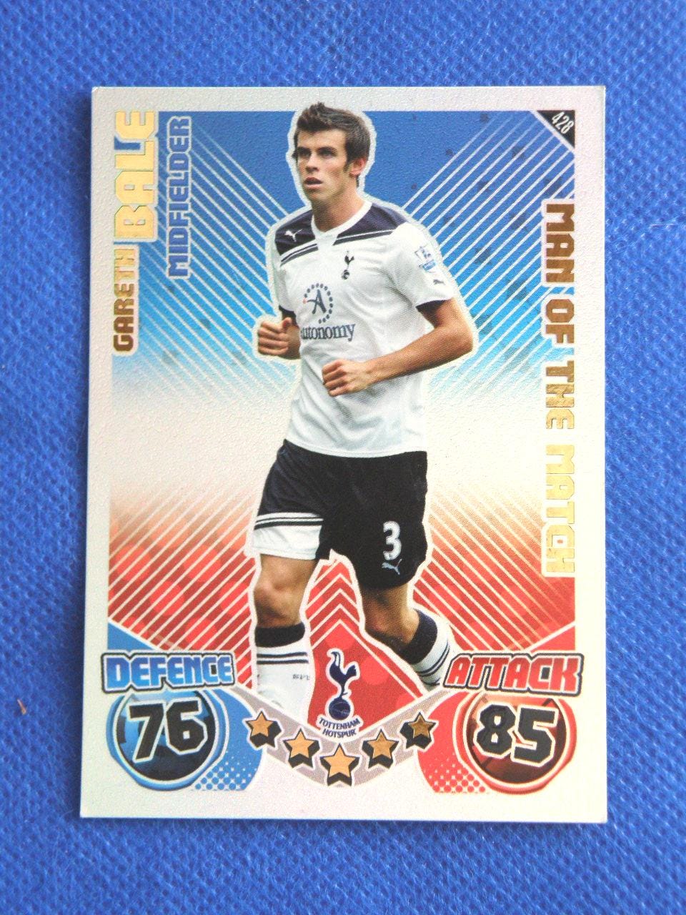 Topps トレカ サッカー Gareth BALE /ベイル/99 PSA10 GARETH BALE - Footballer Trading Card - Tottenham Hotspur Real