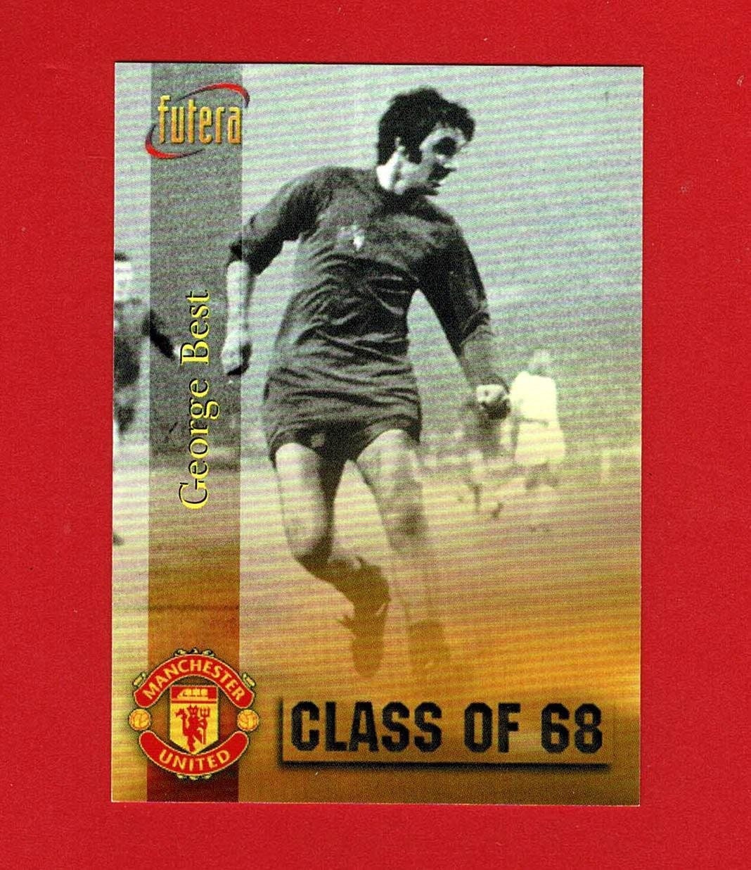 8/8 Teddy Sheringham World Class Autograph Futera Unique