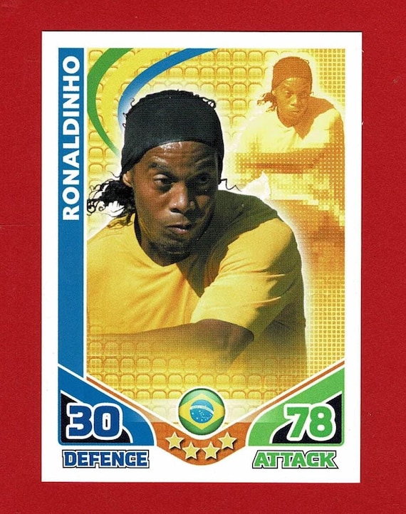 RONALDINHO - ORIGINAL Brazilian Footballer Trading Card - BRAZIL