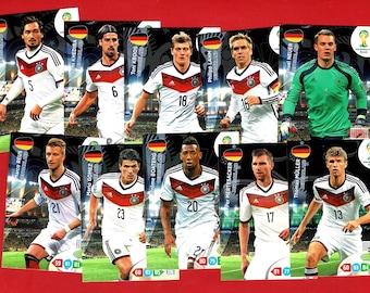 GERMANY FOOTBALL Trading Cards - Original Panini F.I.F.A. Football