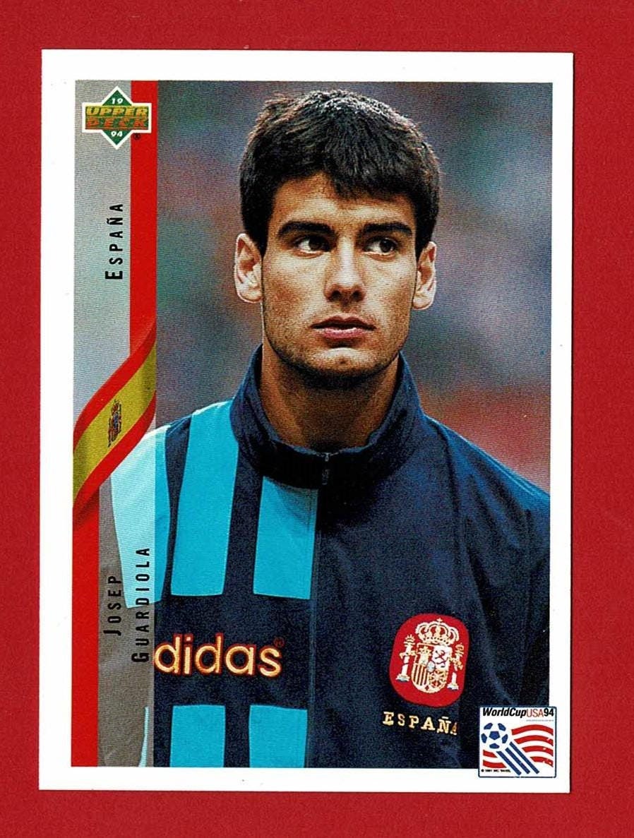 Josep 'PEP' GUARDIOLA (SPAIN) - Original 1994 Footballer Trading