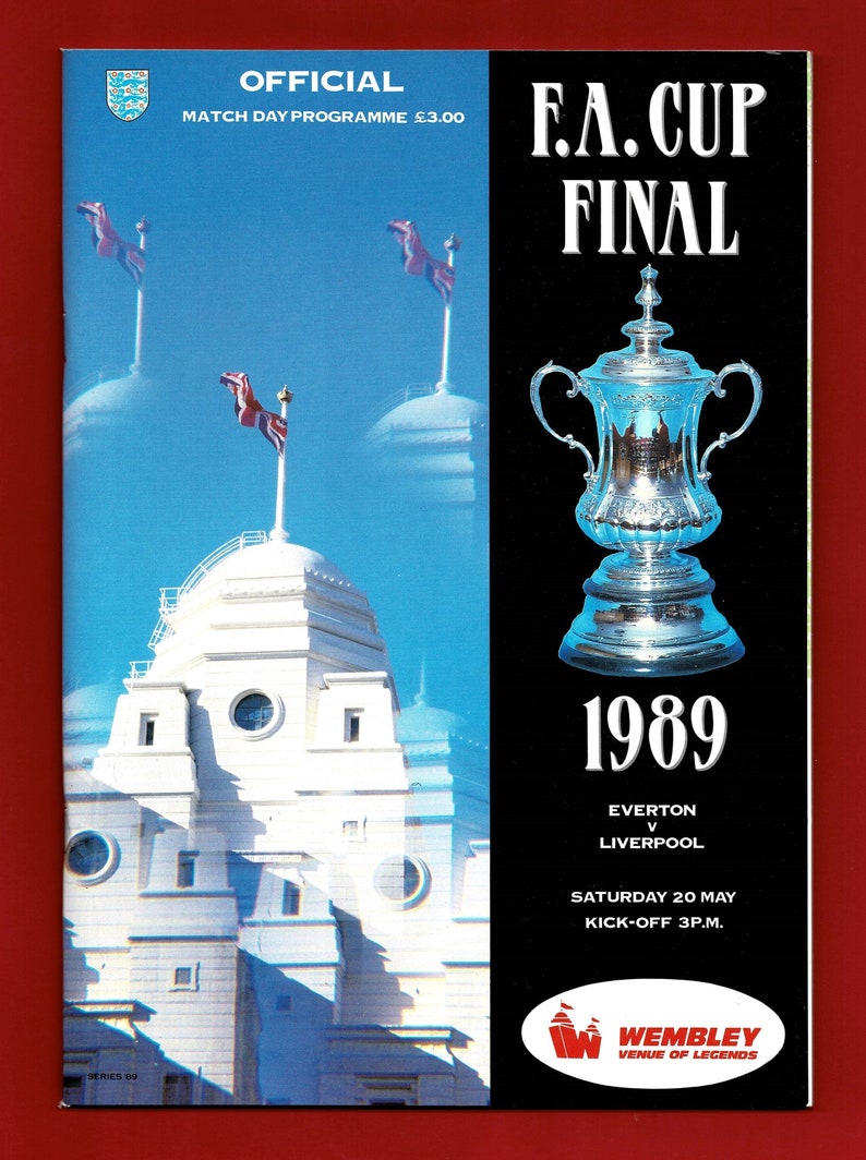 1989 F.A. CUP FINAL Football Programme Everton F.C. V Etsy