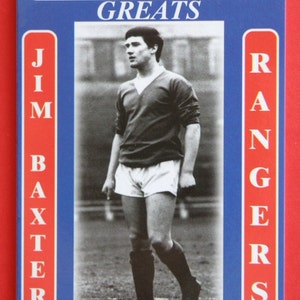 ジム・バクスター - オリジナル 1990 年代 フットボールカード - Beautiful Game Ltd の「Football Greats」 - 限定版 厚型フットボール選手カード (SH16)