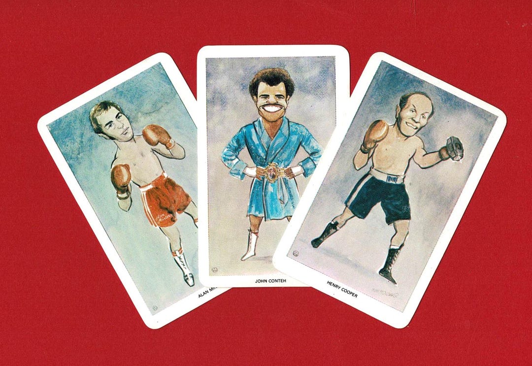 BRITISH BOXING CARDS - 1970's Boxer Trade Cards - Venorlandus World of ...