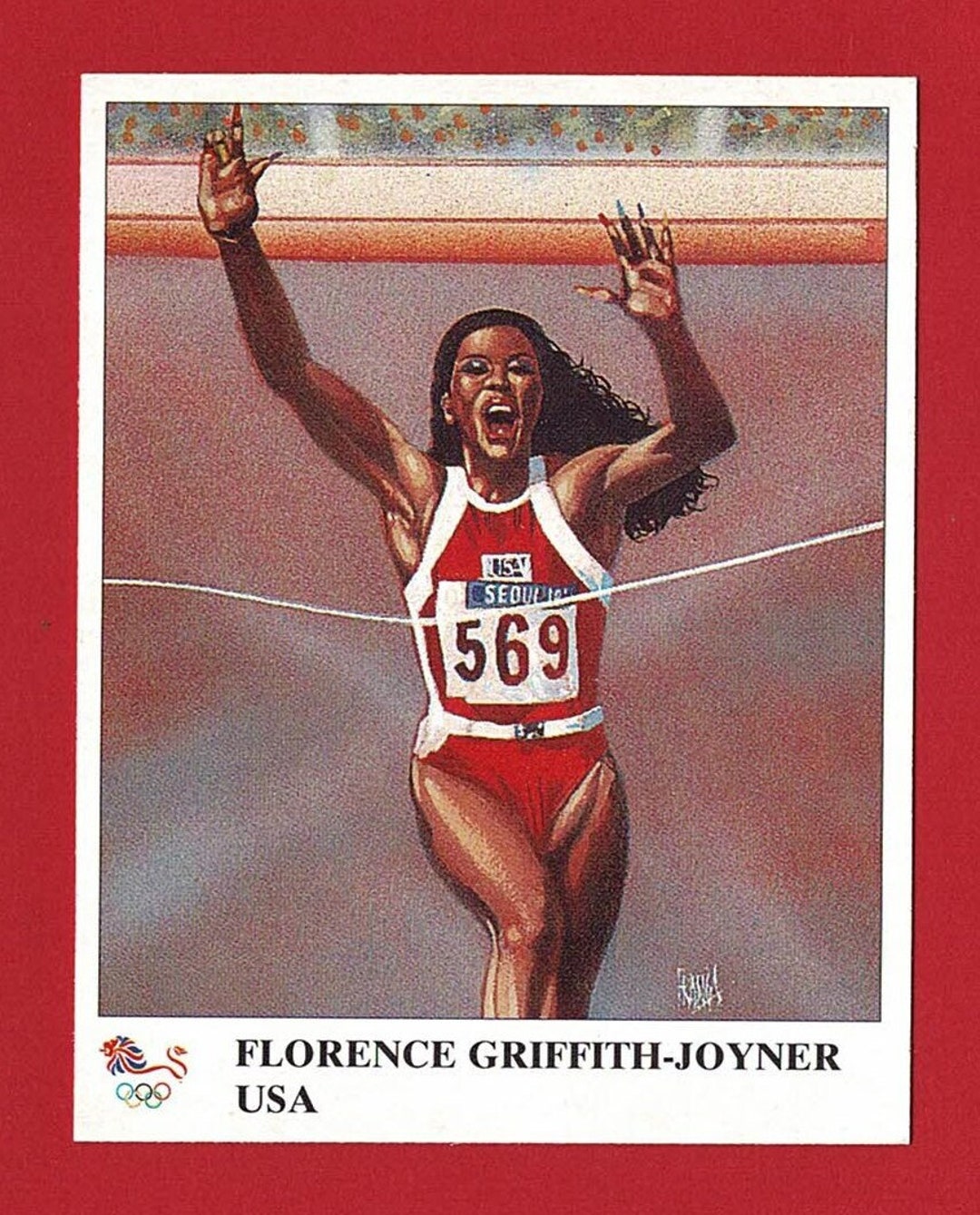 フローレンス・グリフィス・ジョイナー - 陸上競技トレードカード