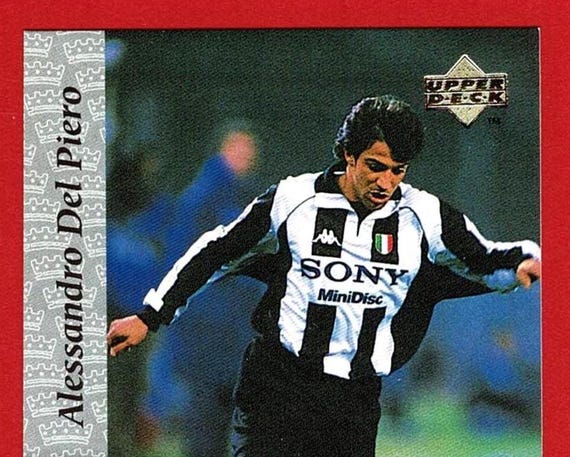 ALESSANDRO DEL PIERO (italy) - Footballer Trading Card - Italian