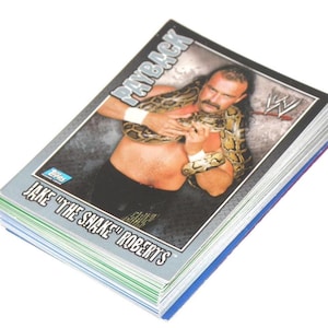 Vintage W.W.E. WORSTELKAARTEN - 2006 Topps PAYBACK-ruilkaarten x 48 - inc.  Jake The Snake, Britse Bulldog - Sportkaarten (TY01)