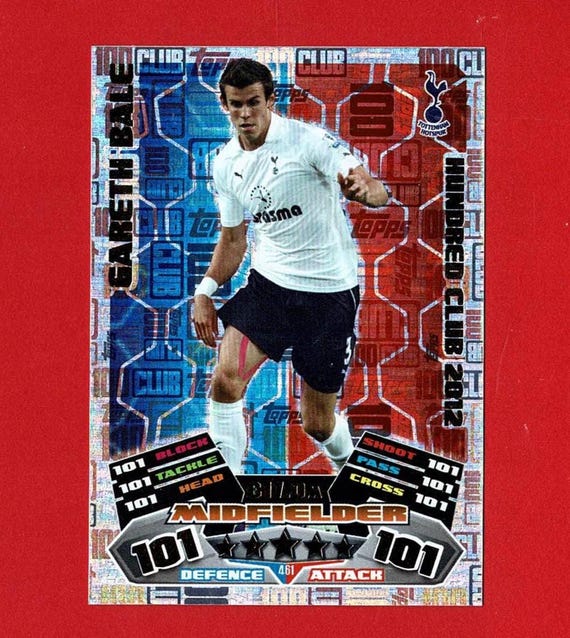GARETH BALE Trading Cards - Tottenham Hotspur Real Madrid & Wales