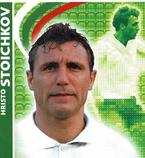 HRISTO STOICHKOV - Original Bulgarian Footballer Legend Trading