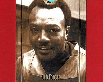 BOB FOSTER - BOXER Trading Card - Boxing Legends - Limited Edition (Just 1250) - Fairfax Futera Platinum - Boxing Light Heavyweight (SD01)