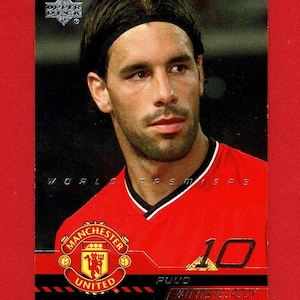 RUUD VAN NISTLEROOY - Tarjeta coleccionable de futbolista original - Manchester United y Países Bajos - Tarjeta Upper Deck Legends - Regalo de fútbol (OS01)