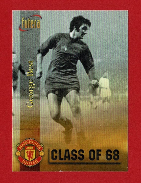 GEORGE BEST Original 1998 Footballer Trading Card Manchester 