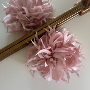 Pink Chrysanthemum Pin, Cottagecore Jewelry for Women