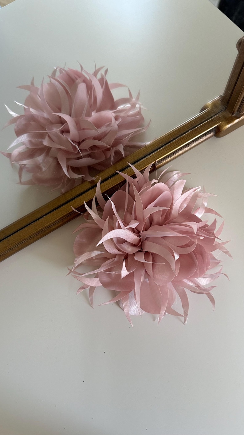Pink Chrysanthemum Pin, Cottagecore Jewelry for Women