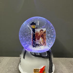 Personalized Snow Globe, Snow Globe with Photo, Custom Snow Globe, Personalized Love Gift, Anniversary Birthday Gift