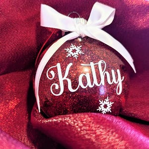Personalized Christmas Ornament • Custom Name • Holiday Keepsake Gift • Family Kids Xmas Ornament 2025