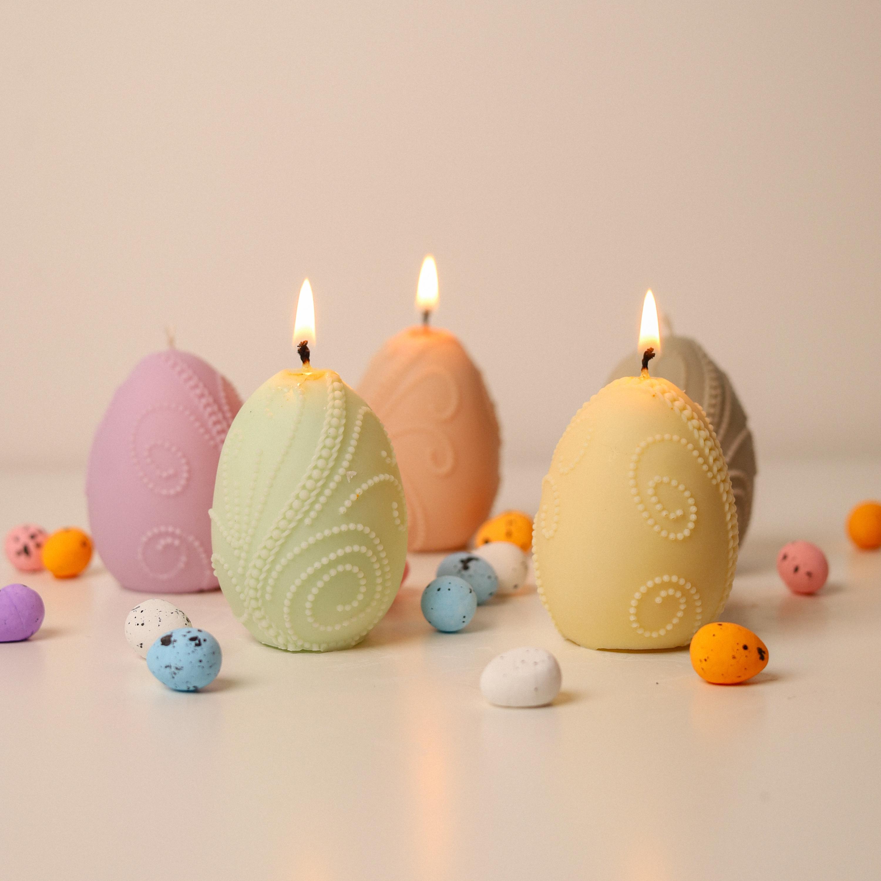 Stampo Silicone Per Portacandele Uova Pasqua - Forma Per Candele Tealight, Decorazioni Fai Da Te - Foto 11