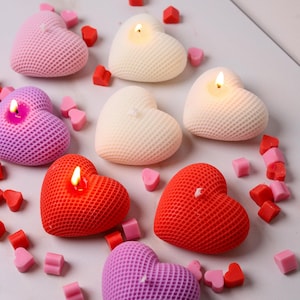 Heart Candle, Gift for Valentine&#39;s Day, Birthday, Weddings, Mother&#39;s Day, Soy Wax, Home Decoration, Decorative and Aromatic Candle